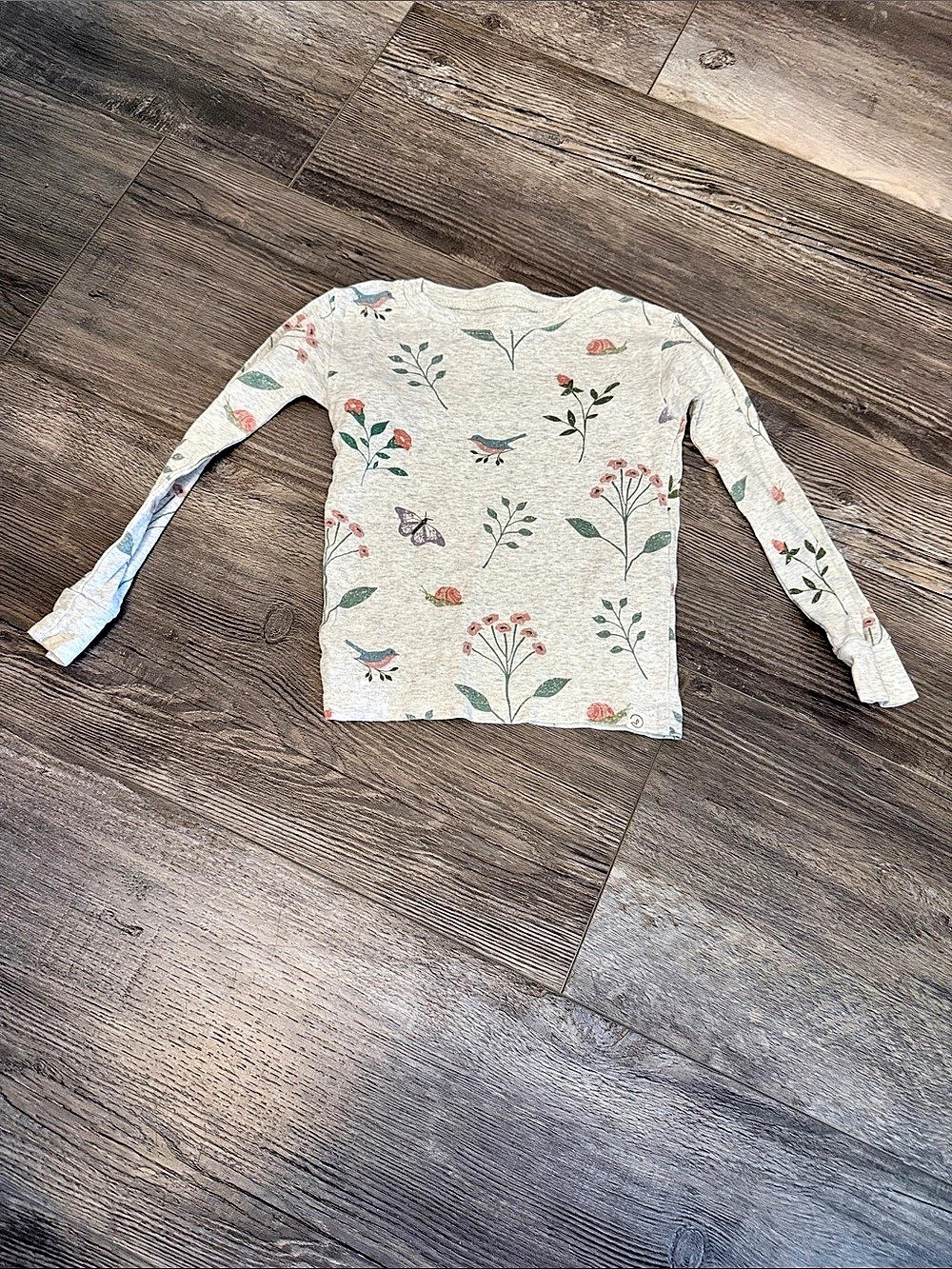 Little Planet by Carter's Floral Long Sleeve Tee Size 3T/3A